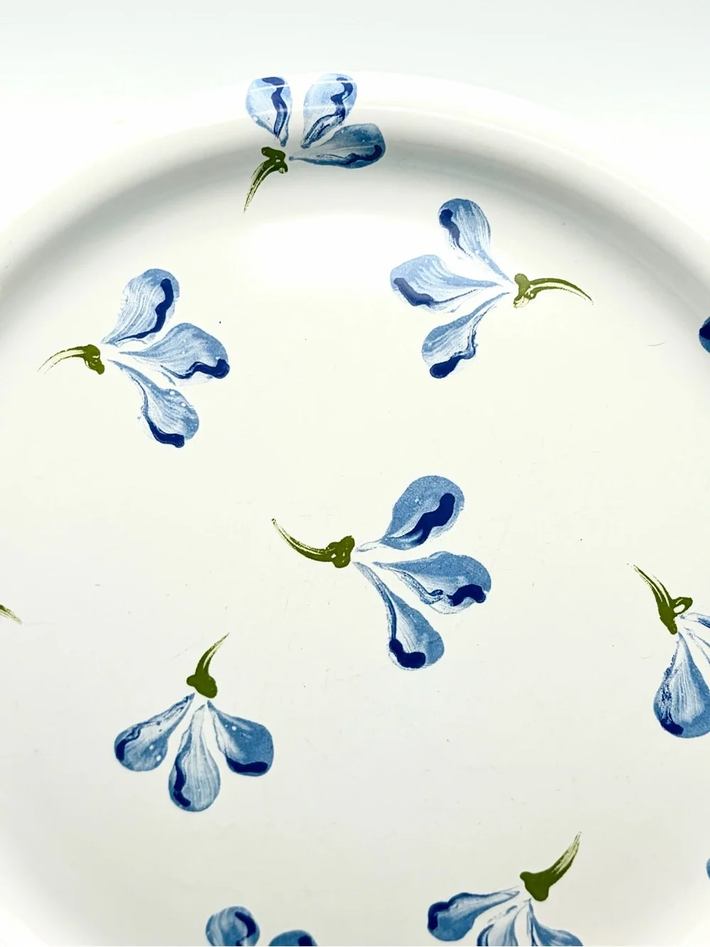 Crate & Barrel Sweet Pea Dinner Plate by Waechtersbach - Made in Germany